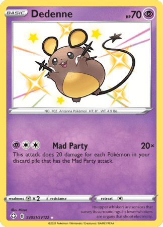 Dedenne SV051 / 72