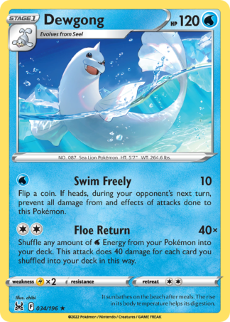 Dewgong 34 / 196