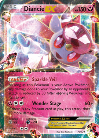 Diancie-EX 72 / 124