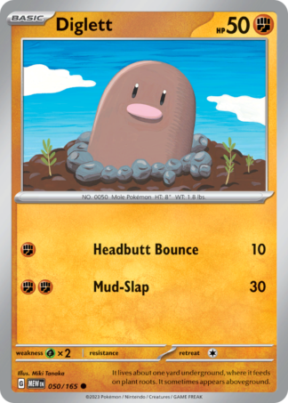 Diglett 50 / 165