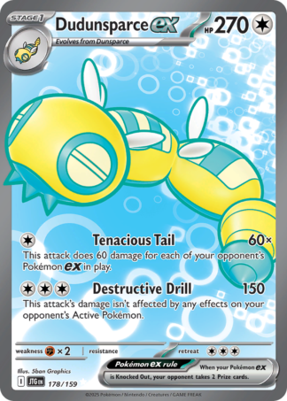 Dudunsparce ex 178 / 159