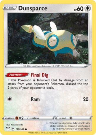 Dunsparce 137 / 189