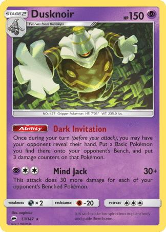 Dusknoir 53 / 147