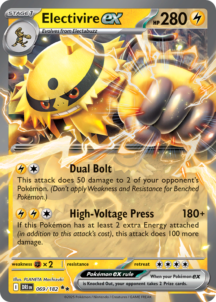 Electivire ex 69 / 182