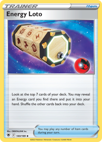 Energy Loto 140 / 189