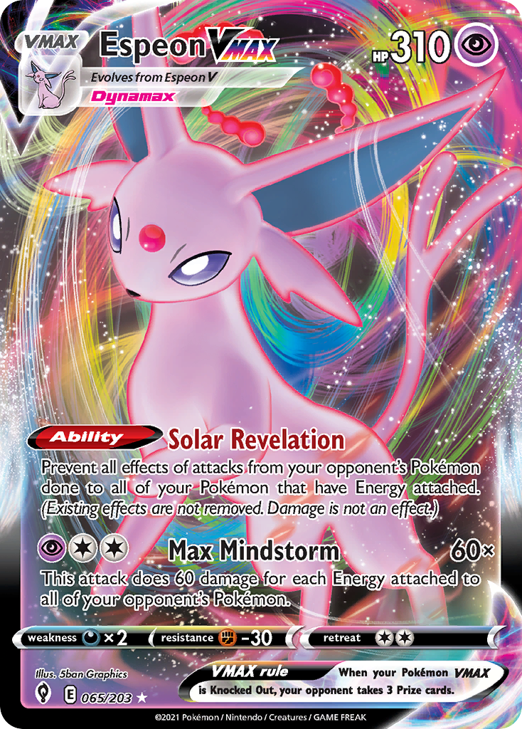 Espeon VMAX 65 / 203