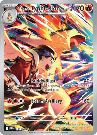 Ethan's Typhlosion 190 / 182
