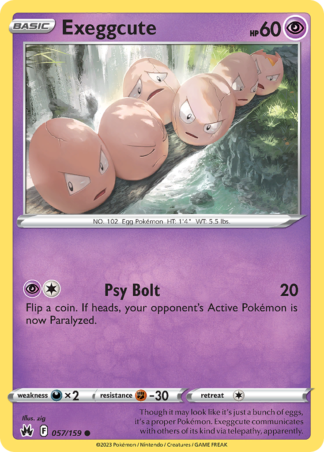 Exeggcute 57 / 159