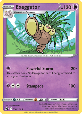 Exeggutor 58 / 159