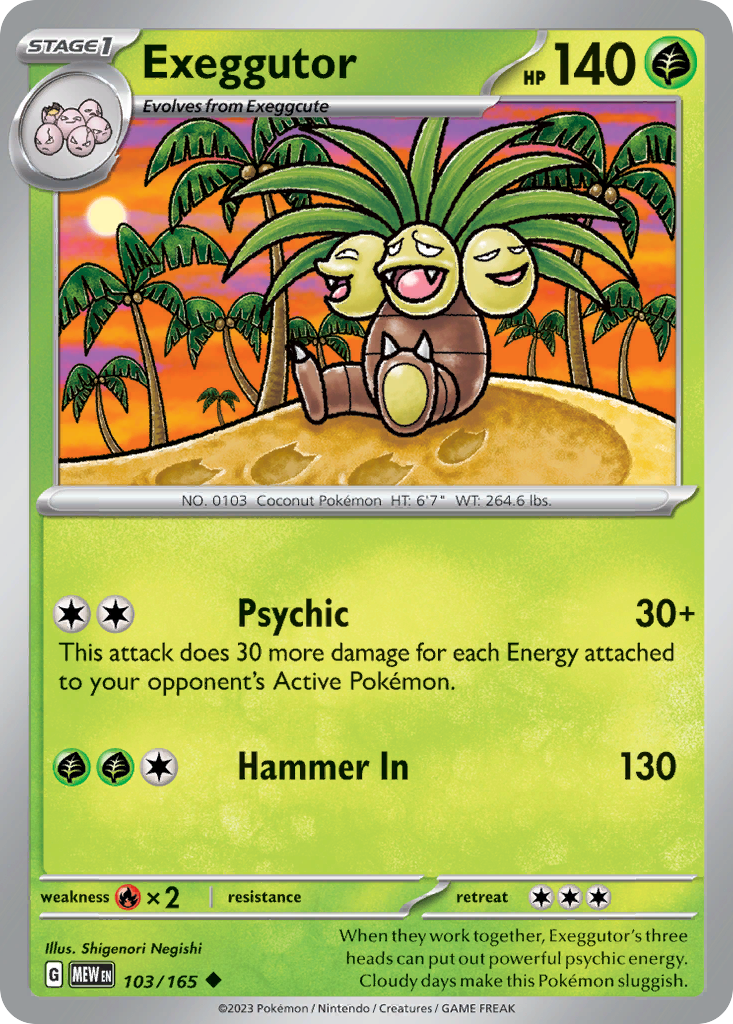 Exeggutor 103 / 165
