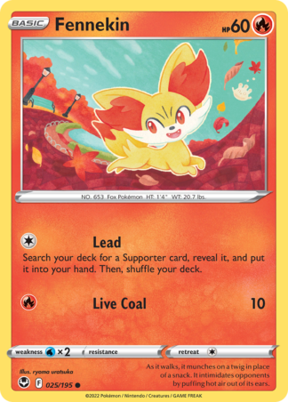Fennekin 25 / 195