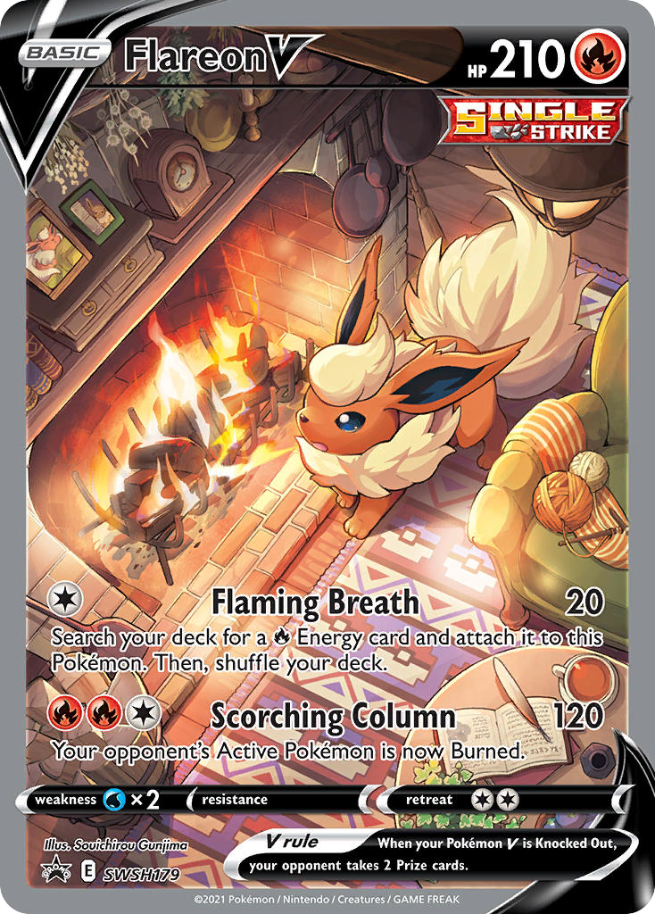 Flareon V SWSH179 / 307