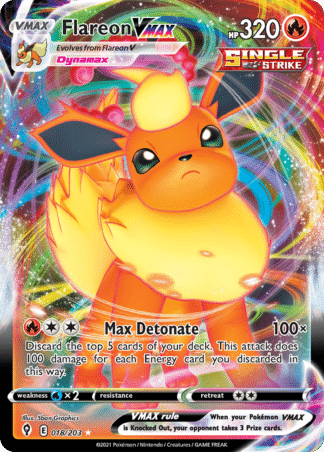 Flareon VMAX 18 / 203