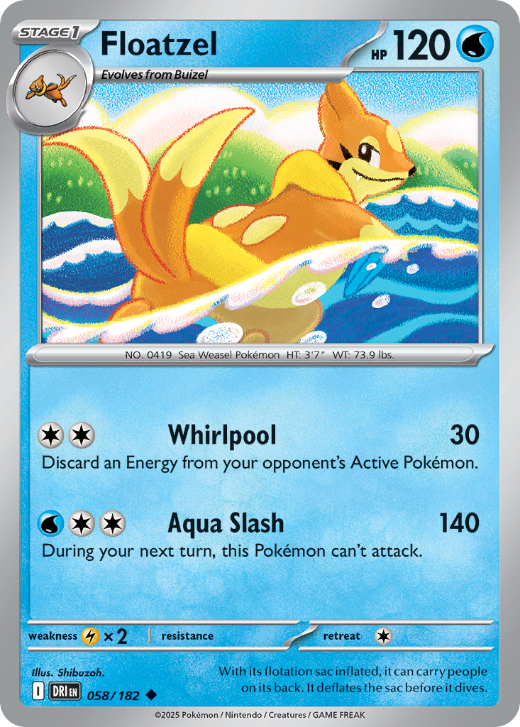 Floatzel 58 / 182