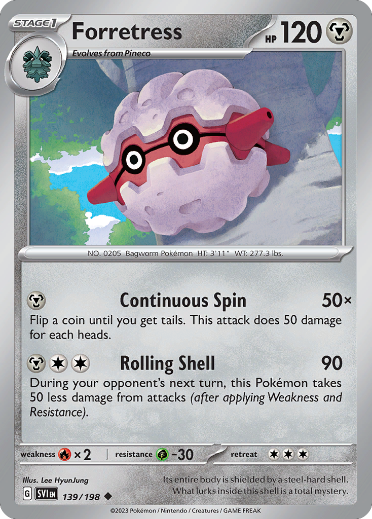 Forretress 139 / 198