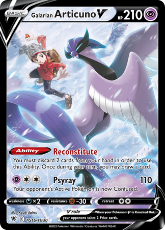 Galarian Articuno V TG16 / 189