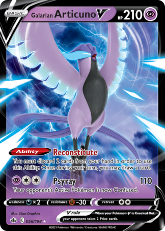 Galarian Articuno V 58 / 198
