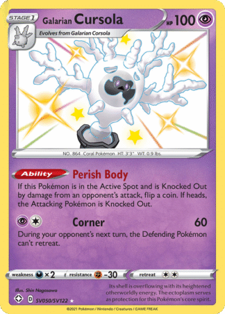 Galarian Cursola SV050 / 72