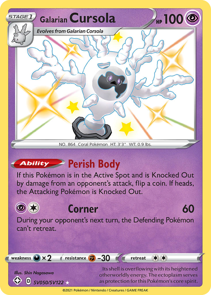 Galarian Cursola SV050 / 72