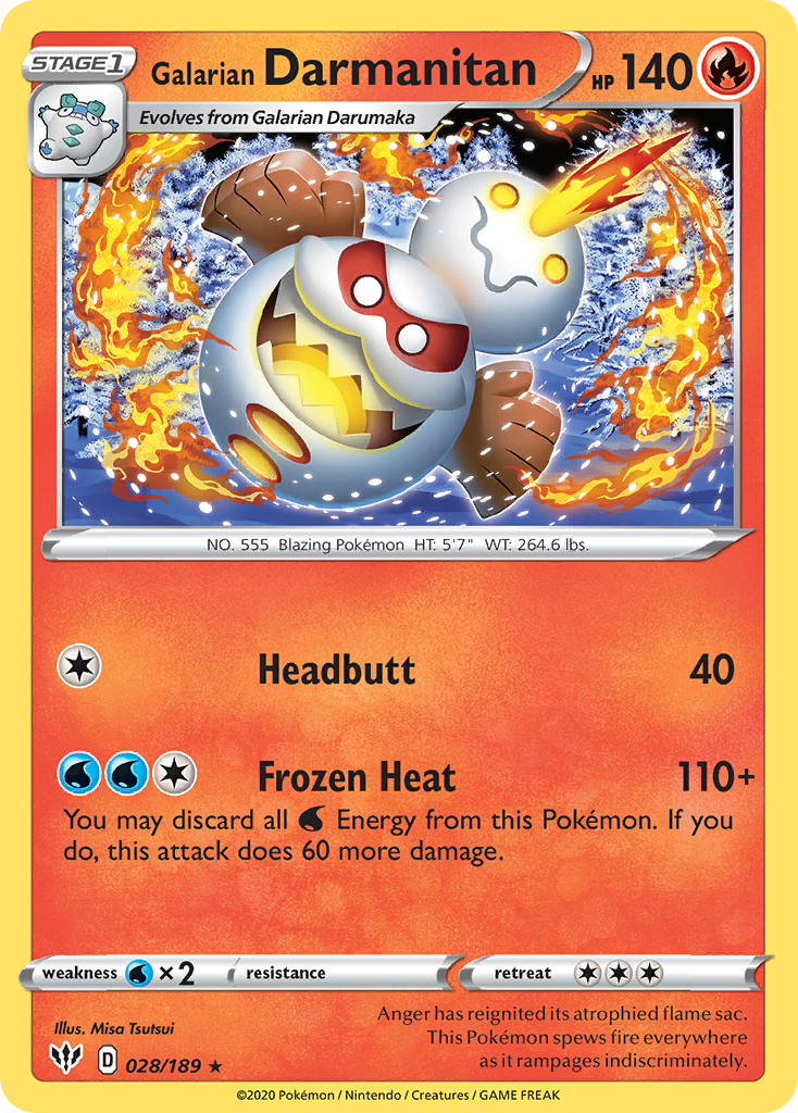 Galarian Darmanitan 28 / 189