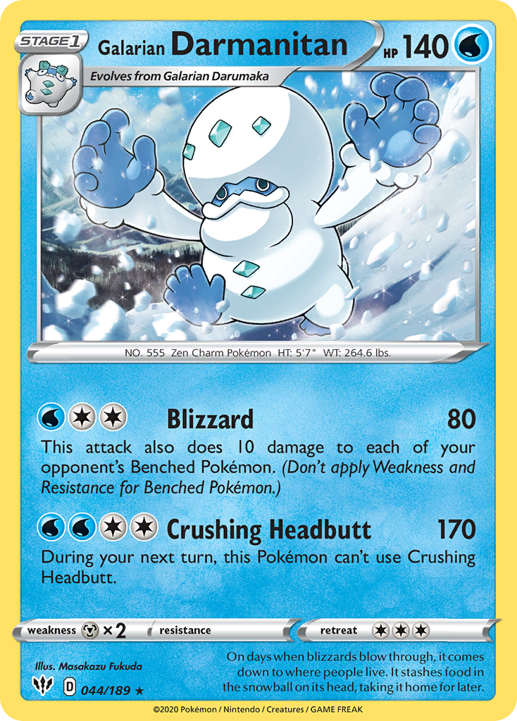 Galarian Darmanitan 44 / 189