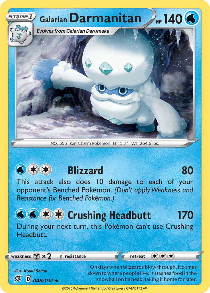 Galarian Darmanitan 48 / 192