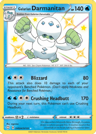 Galarian Darmanitan SV024 / 72