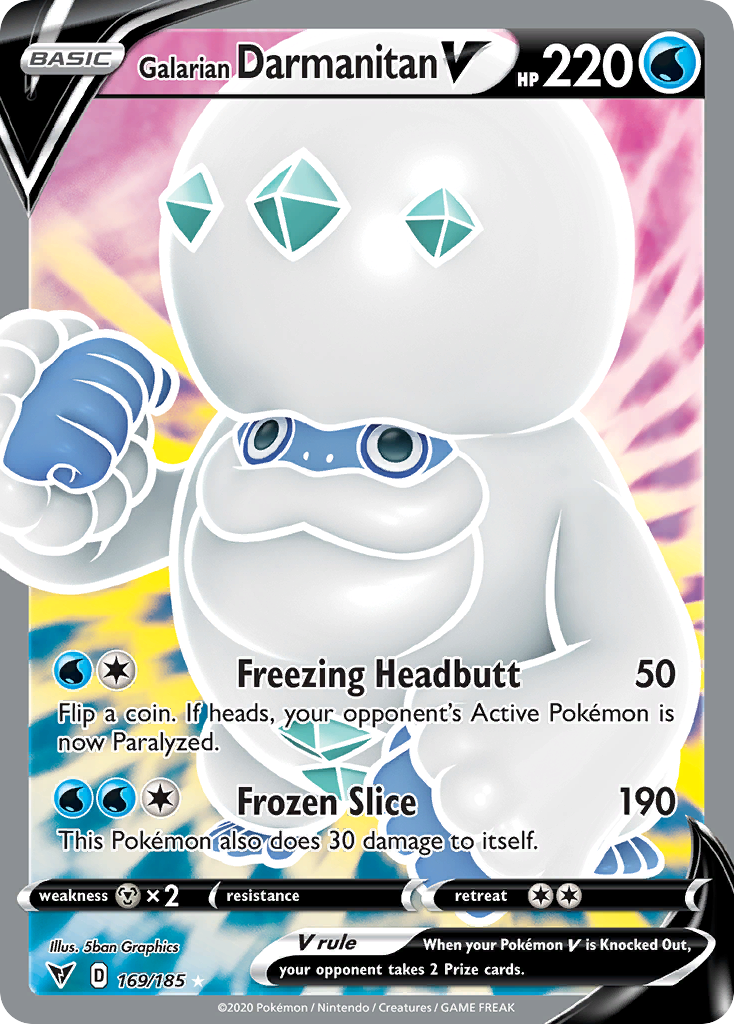 Galarian Darmanitan V 169 / 185