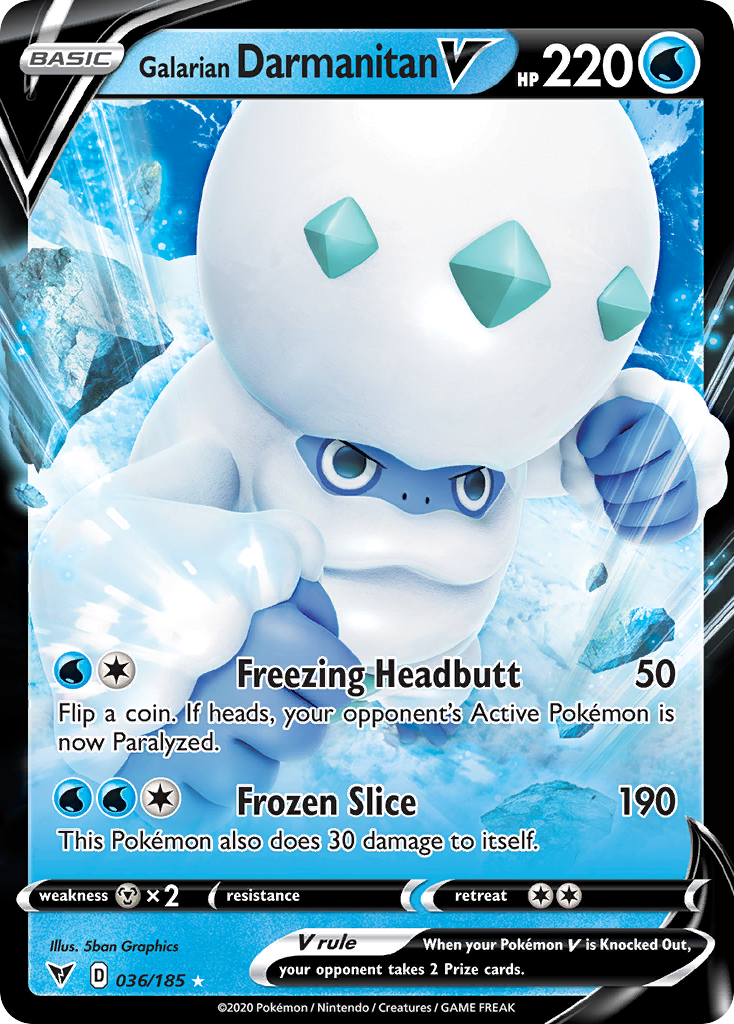 Galarian Darmanitan V 36 / 185