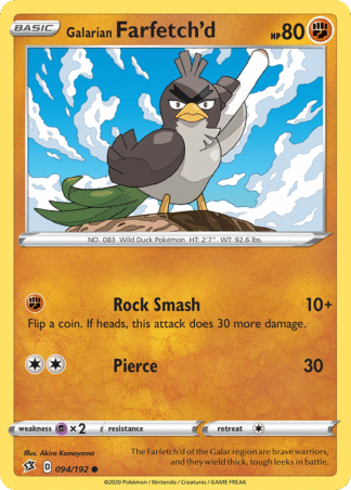 Galarian Farfetch’d 94 / 192
