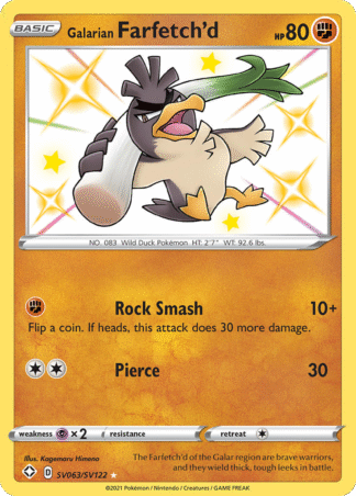 Galarian Farfetch’d SV063 / 72