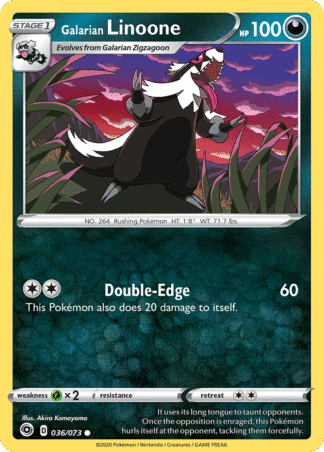 Galarian Linoone 36 / 73