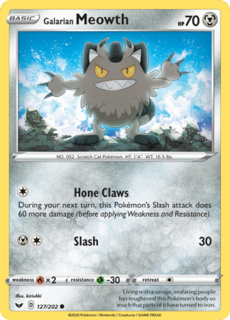 Galarian Meowth 127 / 202