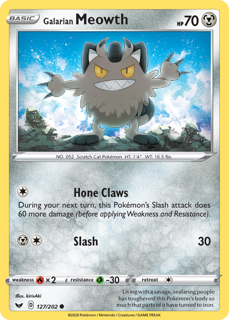 Galarian Meowth 127 / 202