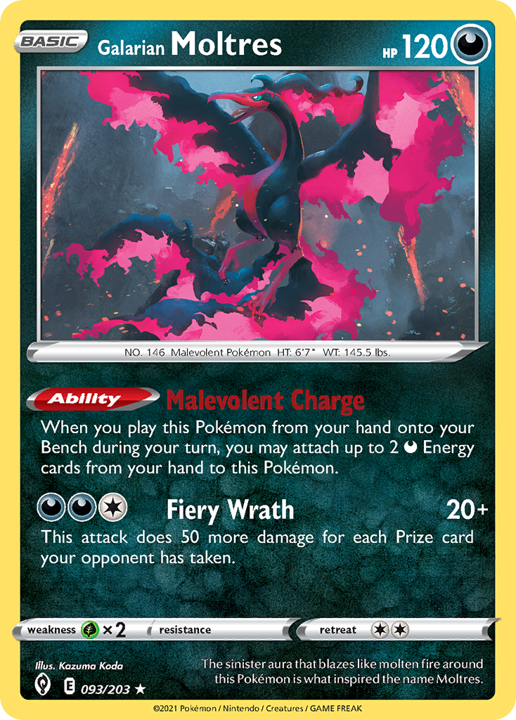 Galarian Moltres 93 / 203