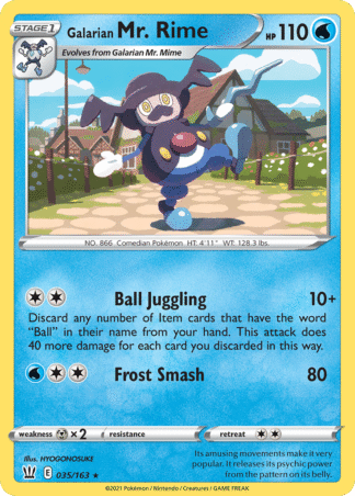 Galarian Mr. Rime 35 / 163