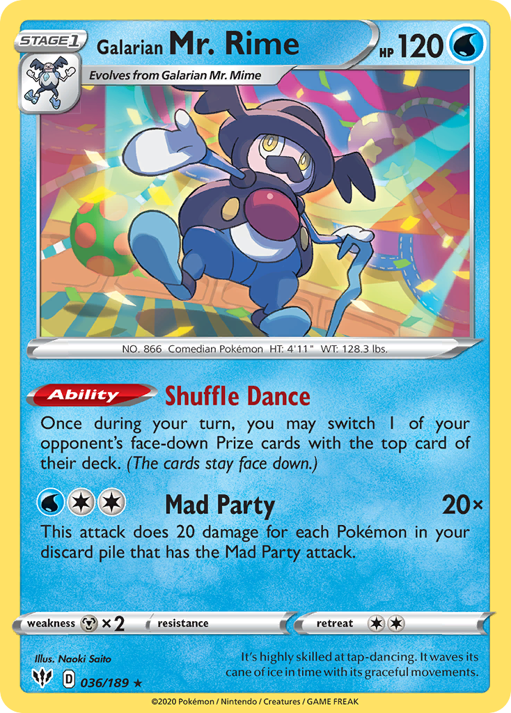 Galarian Mr. Rime 36 / 189