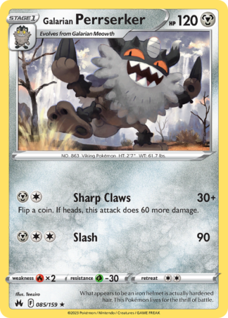 Galarian Perrserker 85 / 159