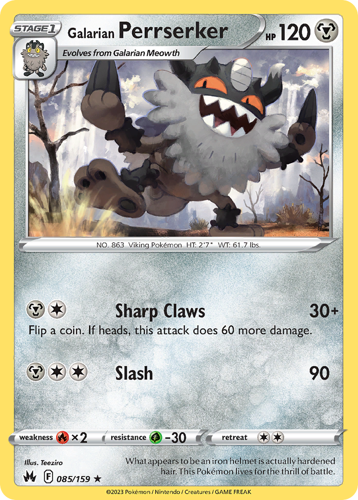Galarian Perrserker 85 / 159