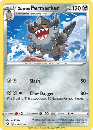 Galarian Perrserker 127 / 192