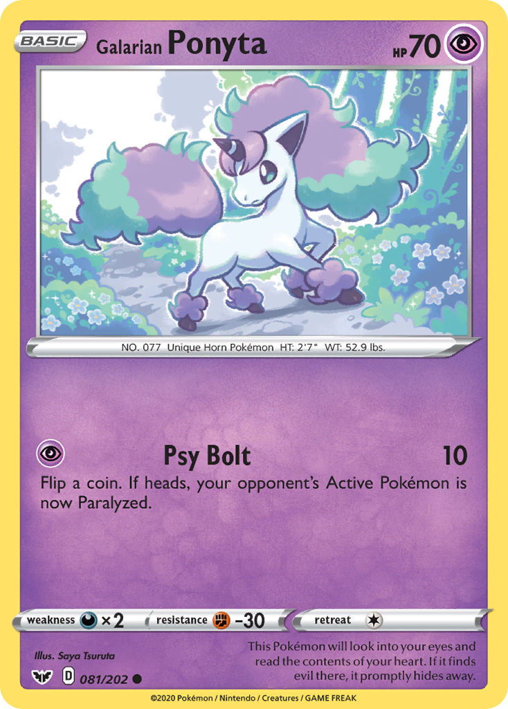 Galarian Ponyta 81 / 202
