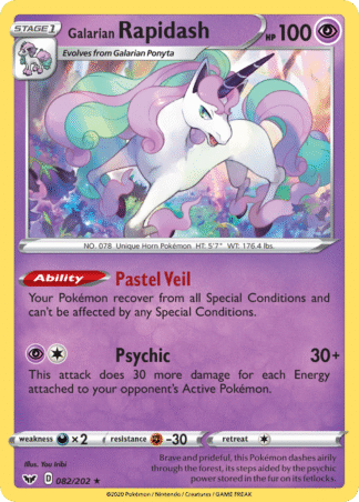 Galarian Rapidash 82 / 202