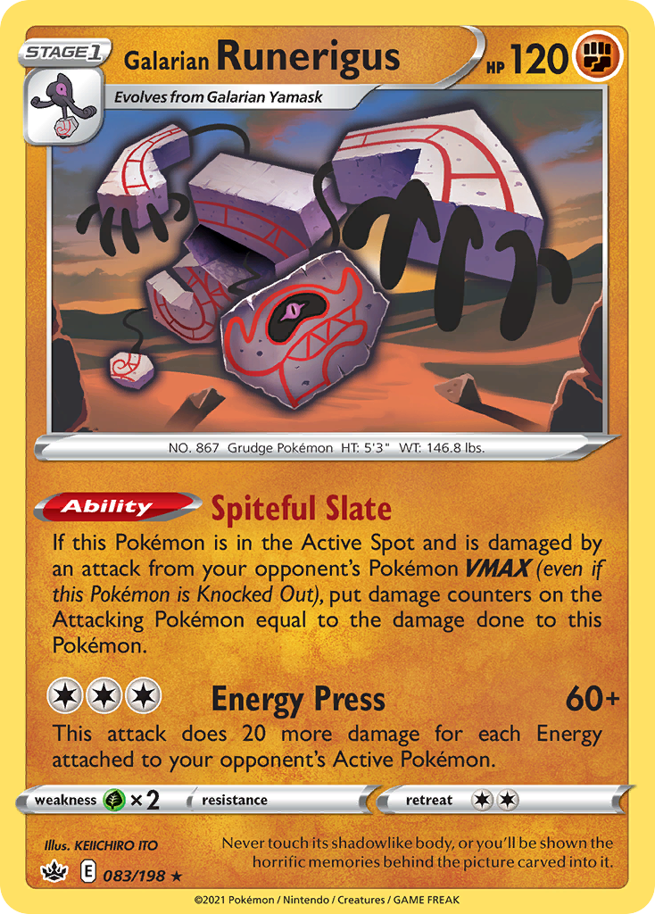 Galarian Runerigus 83 / 198