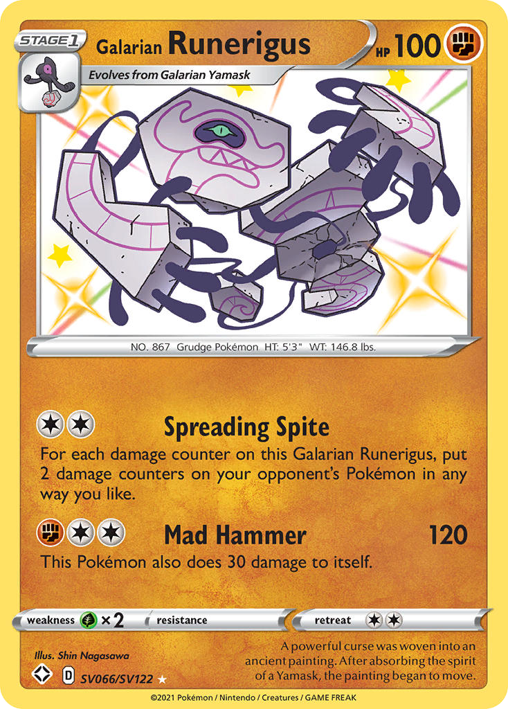 Galarian Runerigus SV066 / 72