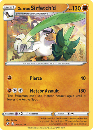 Galarian Sirfetch’d 95 / 192