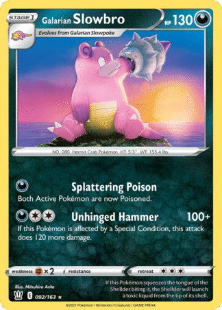 Galarian Slowbro 92 / 163