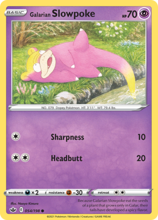 Galarian Slowpoke 54 / 198