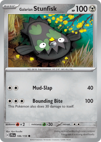 Galarian Stunfisk 106 / 159