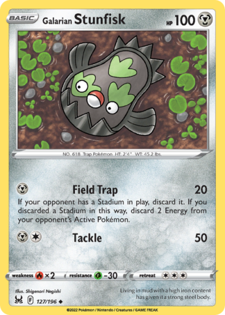 Galarian Stunfisk 127 / 196