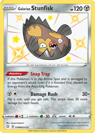 Galarian Stunfisk SV088 / 72